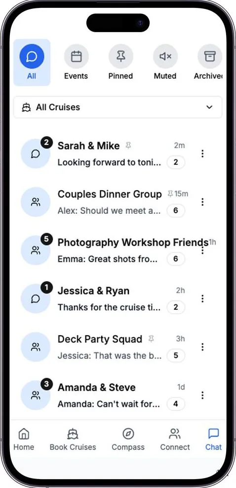 All cruise conversations